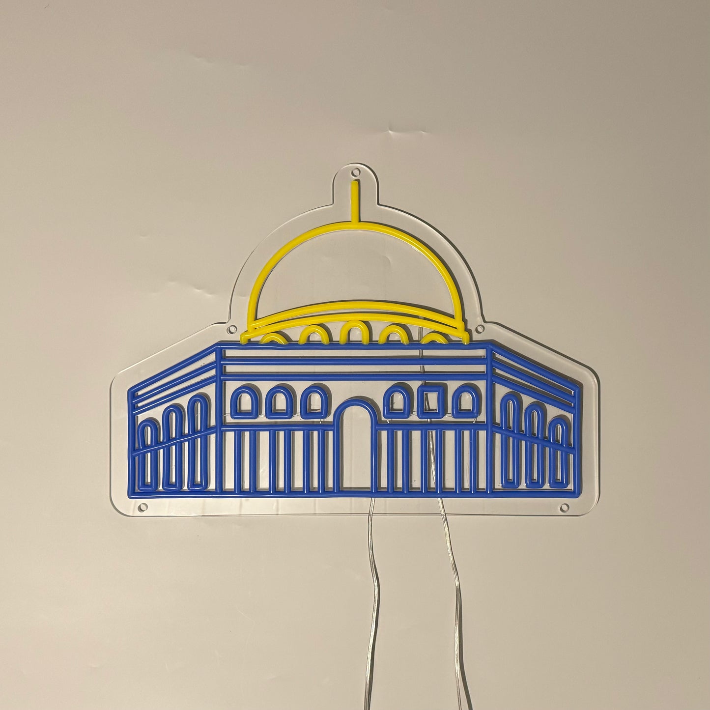dome of the rock - neon led
