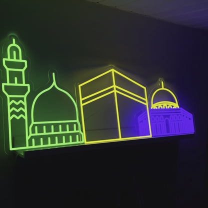 dome of the rock - neon led