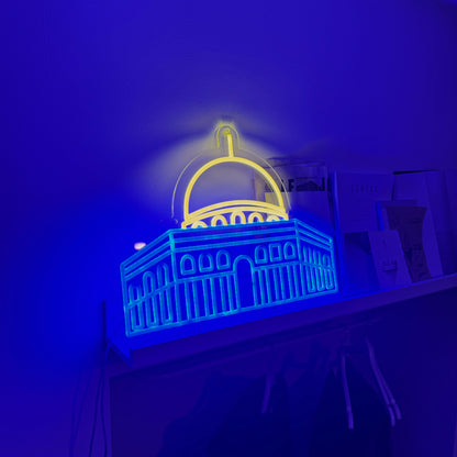 dome of the rock - neon led