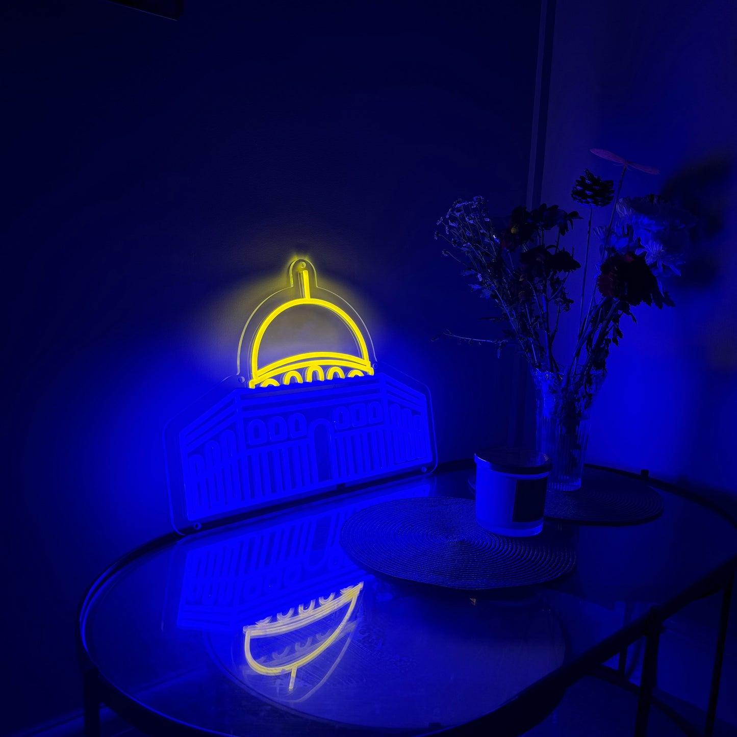 dome of the rock - neon led